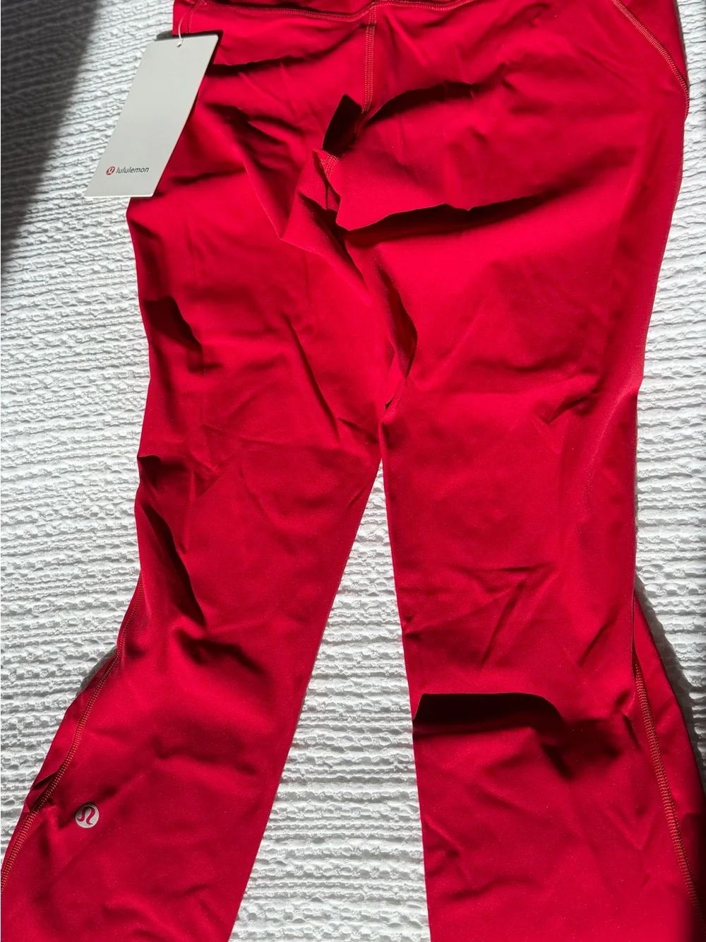 lululemon athletica Red Athletic Leggings